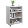 vidaXL Sideboard Grey Sonoma 69.5x32.5x90 cm Engineered Wood