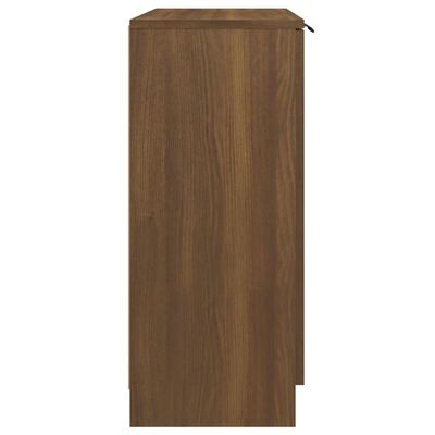 vidaXL Sideboard Brown Oak Engineered Wood