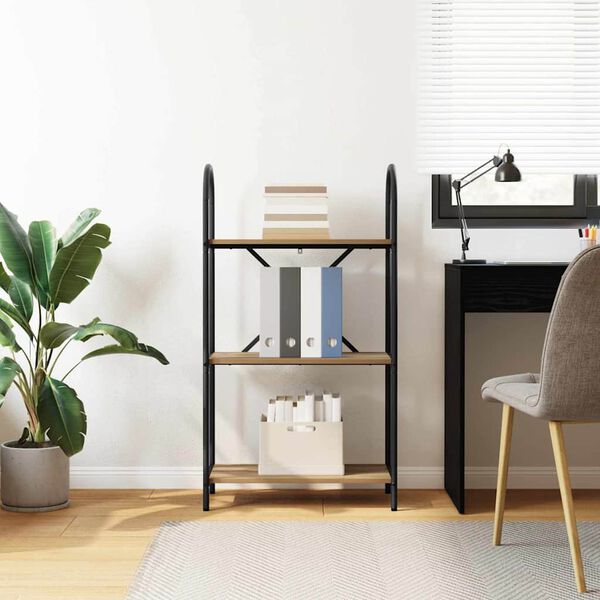 vidaXL Bookshelf Artisan Oak 60 x 30 x 109 cm Engineered wood