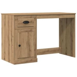 vidaXL Desk Artisan Oak 50 x 115 x 75 cm Engineered Wood
