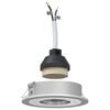 vidaXL Spotlight Silver 9 x 9 x 2 cm Aluminium