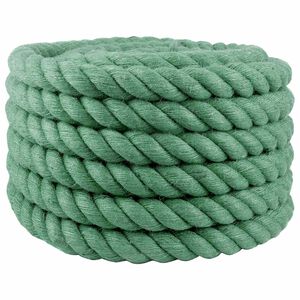 vidaXL Jute Rope 40 mm Green 100% Tossa jute