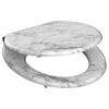 SCH&Uuml;TTE Toilet Seat with Soft-Close MARMOR STONE