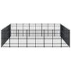 vidaXL Outdoor Dog Kennel Steel 66.36 m&sup2;