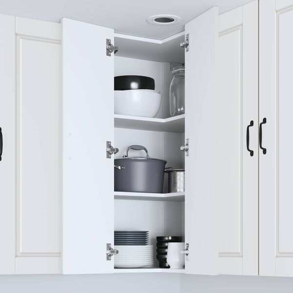 vidaXL Kitchen Cabinet White 57 x 57 x 100 cm Engineered Wood