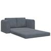 vidaXL Sofa Bed Dark Grey 148 x 71 x 83 cm Velvet