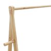 vidaXL Clothes Rack with Shelves 96x45.5x150.5 cm Bamboo