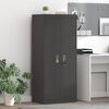 vidaXL Storage Cabinet Black 60 x 40 x 140 cm Cold-Rolled Steel