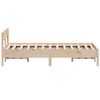 vidaXL Bed Frame without Mattress 135x190 cm Double Solid Wood Pine