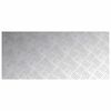 vidaXL Stair Tread Rectangular 4 pcs Silver 90 x 40 cm Aluminium