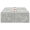 vidaXL Storage Bed Frame Concrete Grey 90 x 190 cm Engineered Wood