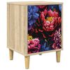 vidaXL Bedside Cabinet KIEL Sonoma Oak 36 x 33 x 50 cm Engineered Wood