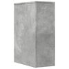 vidaXL Narrow Bathroom Cupboard with Wheels Concrete Grey Engineered Wood