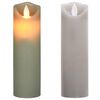 vidaXL 5 Piece Electric LED Candle Set with Remote Control Warm White