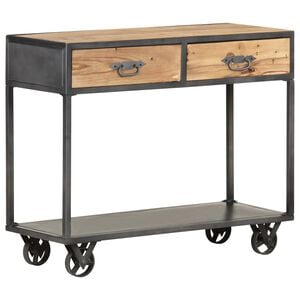 vidaXL Console Table 90x35x74 cm Solid Reclaimed Wood