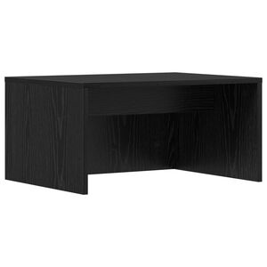 vidaXL Wall-Mounted Desk Black Oak Engineered Wood 60 x 45 x 30 cm