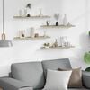vidaXL Wall Shelves 4 pcs White and Sonoma Oak 60x9x3 cm