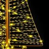 vidaXL Christmas Tree with 160 LEDs Warm White 150 cm PET