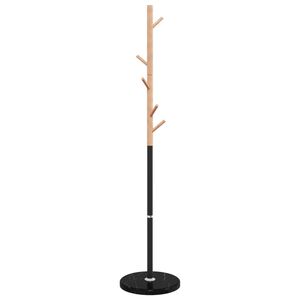 vidaXL Coat Stand Black 172 cm Powder-coated Iron