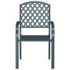vidaXL Garden Chair 2 pcs Anthracite 56 x 65 x 89 cm Steel