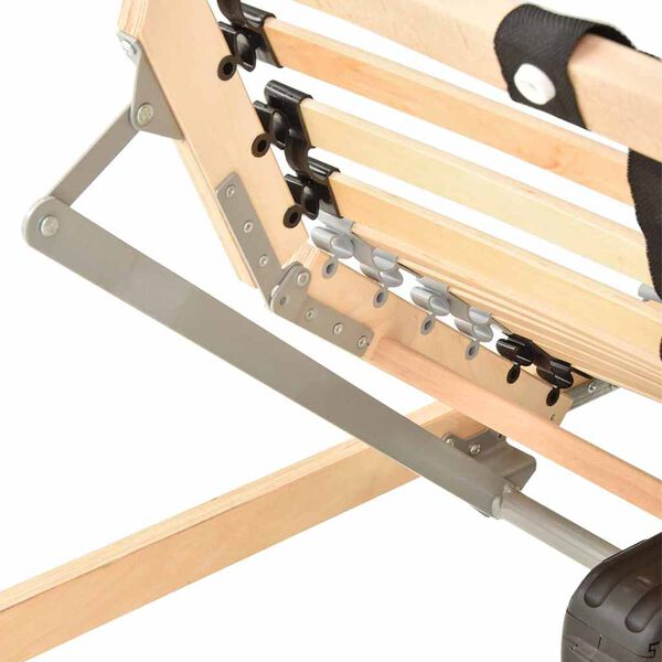 vidaXL Slatted Bed Base Brown 90 x 190 cm Solid Beech Wood