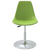 vidaXL Swivel Dining Chairs 2 pcs Green PP