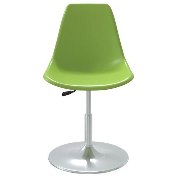 vidaXL Swivel Dining Chairs 2 pcs Green PP