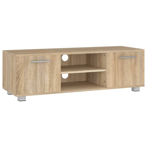 vidaXL TV Cabinet Sonoma Oak 110x40x35 cm Engineered Wood