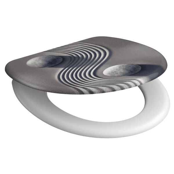 SCH&Uuml;TTE Toilet Seat with Soft-Close YIN & YANG