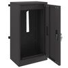 vidaXL Mailbox Black 30 x 23 x 55 cm Steel