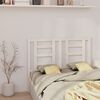 vidaXL Bed Headboard White 146x4x100 cm Solid Wood Pine