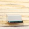 vidaXL Chicken Nesting Box 3 Compartments Wall-Mounted Galvanised Steel