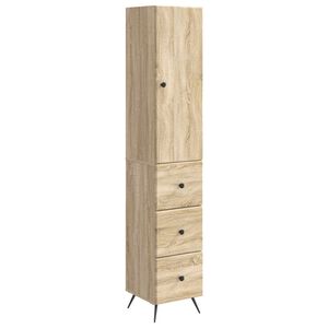 vidaXL Cabinet Set 2 pcs Sonoma Oak 34.5 x 34.5 x 90 cm