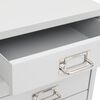 vidaXL Office Cabinet Grey 28x35x35 cm Metal