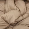 vidaXL Full Year Duvet Anthracite and Taupe 220 x 140 cm Microfiber