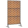 vidaXL Privacy Screen Grey 100 x 50 x 180 cm Steel