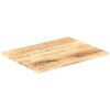 vidaXL Table Top Solid Mango Wood 25-27 mm 80x70 cm