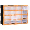 vidaXL Multi-drawer Organiser with 16 Middle Drawers 52x16x37 cm