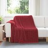 vidaXL Throw Blankets 6 pcs Bordeaux Red 200 x 150 cm Fleece
