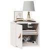 vidaXL Wall Cabinet White 31.5x30x30 cm Solid Wood Pine