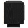 vidaXL TV Cabinet Black Oak 102 x 35 x 45 cm Engineered Wood