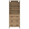vidaXL Highboard Artisan Oak 69.5 x 34 x 180 cm Engineered Wood
