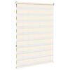 vidaXL Zebra Blind Marble Beige 95x150 cm Fabric Width 90.9 cm Polyester