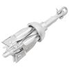 vidaXL Folding Anchor Silver 0.7 kg Hot Dip Galvanized Cast Iron