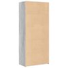 vidaXL Highboard Grey Sonoma 80x42.5x185 cm Engineered Wood