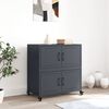 vidaXL Sideboard Anthracite 68x39x72 cm Steel