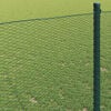 vidaXL Hexagon Fence Green 1 x 10 m PVC