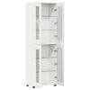 vidaXL Highboard FLORIN White 60 x 35 x 182 cm Engineered Wood