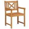 vidaXL Garden Chair 2 pcs 56 x 56 x 90 cm Solid Acacia Wood