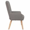 vidaXL Armchair Taupe 63 x 67 x 94 cm Sherpa Fabric